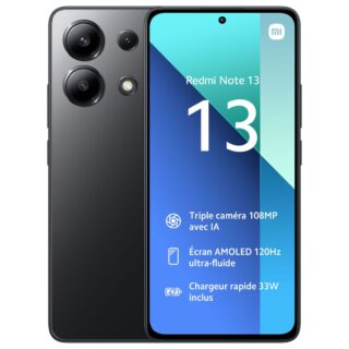 46678 SMARTPHONE XIAOMI REDMI NOTE 13 NFC 8+256GB DUOS BLACK ITALIA